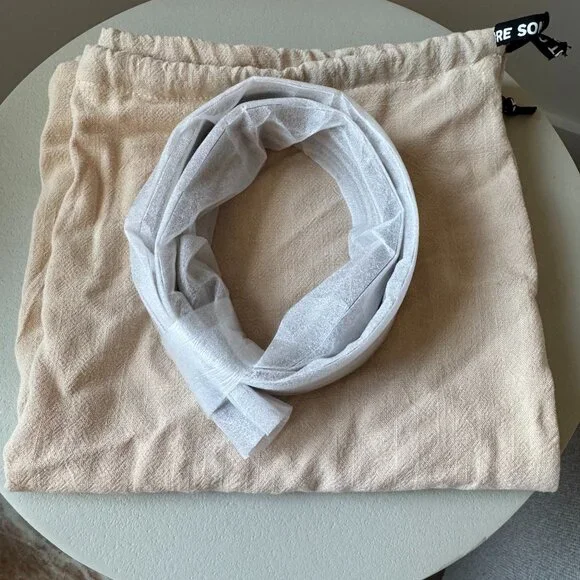 Songmont Large Luna Bag Caramel Leather & Suede New Without Tags - Picture 9 of 13